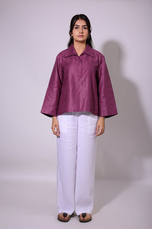 The Pleated Back Top