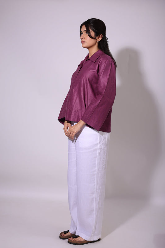The Pleated Back Top