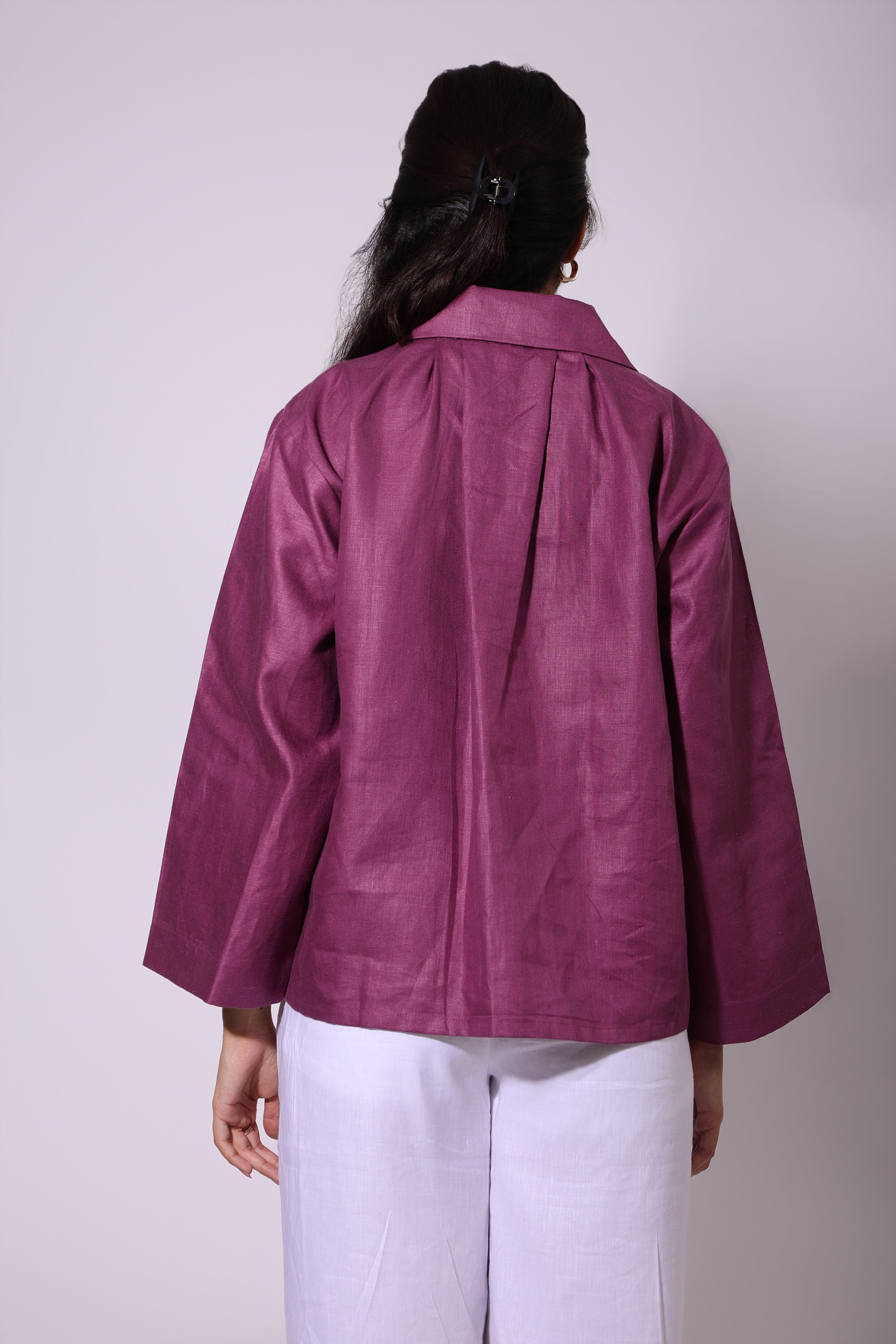 The Pleated Back Top